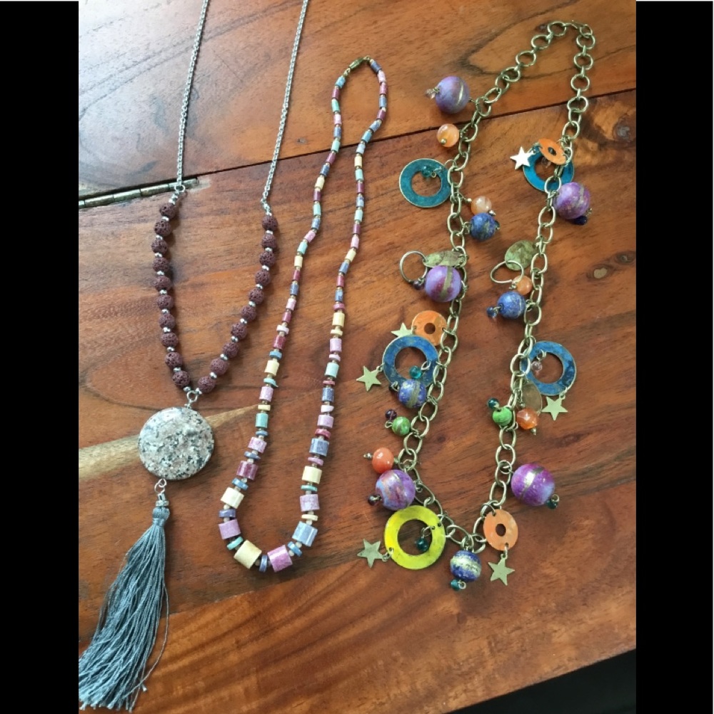 3 Fun necklaces